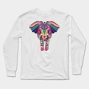 Beautiful Tribal Elephant Long Sleeve T-Shirt